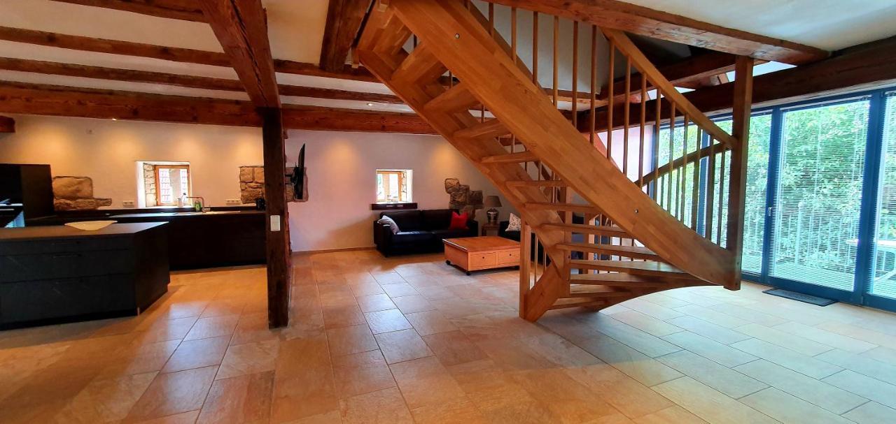 Gästehaus Craintaler Mühle B&B Creglingen Exterior foto